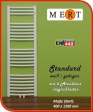 MERT Standard Badheizk�rper gebogen 400x1200mm