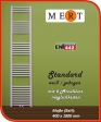 MERT Standard Badheizk�rper gebogen 400x1800mm