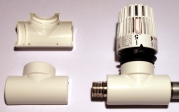 Heimeier  Ventil-Verkleidung weiss  3/8" Durchgang