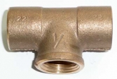 Rotgu�-L�tfitting T-St�ck  Typ 4130g - 12 x 3/8" Innengewinde