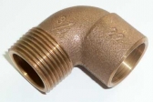 Rotgu�-L�tfitting �bergangswinkel Typ 4092g - 12 x 3/8" Au�engewinde