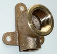 Rotgu�-L�tfitting Wandscheibe  Typ 4471g - 12 x 1/2" Innengewinde