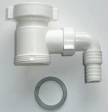 Anschlu�-Zwischenst�ck 11/2" PP mit Schlauchanschlu�