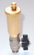 Solar-Schnellentluefter 3/8" mit Kugelhahn