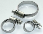 Schlauchschelle aus Edelstahl  8 - 12 mm