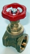 Muffenschieber aus Pressmessing  1/2"