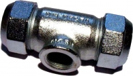 Gebo Verschraubung für Stahlrohr 3/8" Typ T, mit Abgang IG Gebo Verschraubung für Stahlrohr 3/8" Typ T, mit Abgang IG