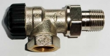 Heimeier Thermostatventil 3/8'' Axial f�r umgekehrte Flussrichtung