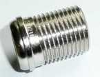 Schraubnippel 3/8" vernickelt