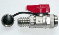 KFE - Kugelhahn 3/4"  vernickelt