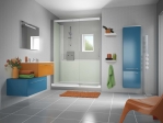 Kinedo Kpl.-Dusche Kinemagic Basic für Badewannenaustausch, Nischen-Ausführung Kinedo Kpl.-Dusche Kinemagic Basic für Badewannenaustausch, Nischen-Ausführung