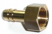 Messing Gewindet�lle 6mm mit Innengewinde  1/8"