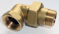Messing Winkelverschraubung 1/2'' flach dichtend