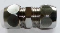 Doppelnippel Quetschverschraubung 3/8" x 8/8mm verchromt