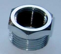 Reduzierst�ck 1/2 x 3/8", verchromt