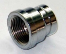 Reduzier-Muffe 1/2 x 3/8", verchromt