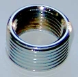 Reduzier-Ring 1/2 x 3/8", verchromt