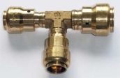 T-St�ck - Kupplung reduziert 20x2-16x2-16x2mm als Steckfitting f�r MSV-Rohr