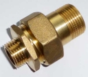 Pumpen- Anschlu�garnitur 1/2''x3/4'' AG