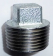 Temperguss Fitting Stopfen ohne Rand 1/8'' verzinkt  Nr. 291