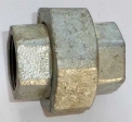 Temperguss Fitting Verschraubung, flach dichtend 1/2'' IG verzinkt  Nr. 330