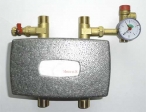 Systemtrennung mit Plattenw�rmetauscher mit 16 Platten