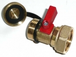 Sp�l- und Entleerhahn zu Trennsystem Easyflow