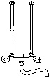 Schwenkauslauf 250 mm zu VNO2