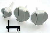 Vaillant Knopf-Set - grau, zu VC, VCW, VSC, VK, VKO Vaillant Knopf-Set - grau, zu VC, VCW, VSC, VK, VKO