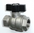 Edelstahl-Kugelhahn mit Fl�gelgriff mit 1/4" Innengewinde