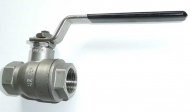 Edelstahl-Kugelhahn mit Hebel mit 1/4" Innengewinde