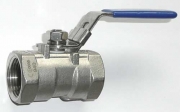 Edelstahl Muffenkugelhahn 1-tlg. Innengewinde 1/4"