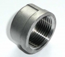 Edelstahl  Rundkappe 1/8"