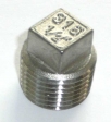 Edelstahl  Vierkant-Stopfen 1/8"