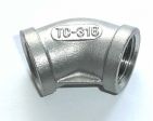 Edelstahl Winkel 1/8" 45�  IG / IG