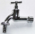 Auslaufventil 1/2" verchromt