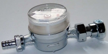 Zapfhahn-Kaltwasserz�hler Qn 1,5 - 1/2" mit 3/4" AG,  Baul�nge 110 mm