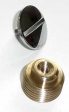 Blindstopfen 1/2" ohne Rosette, verchromt