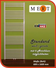 MERT Standard Badheizk�rper gerade 600x1600mm