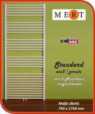 MERT Standard Badheizk�rper gerade 750x1750mm