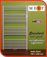MERT Standard Badheizk�rper gerade 700x1200mm