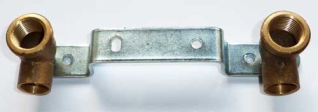 Rotgu�-L�tfitting Montageeinheit gekr�pft 4976G - 15x1/2''  153mm
