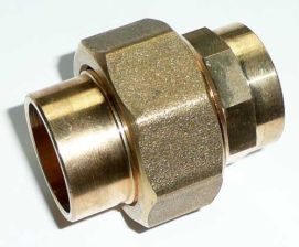 Rotgu�-L�tfitting Verschraubung flach dichtend Typ 4330 - 12mm