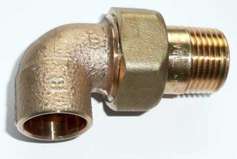 Rotgu�-L�tfitting Winkelverschraubung konisch dichtend Typ 4098g - 10 x 3/8'' Au�engewinde