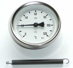 Anlegethermometer 0 - 60� mit Befestigungsfeder