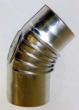 Alu Abgasrohrbogen 45� - DN60
