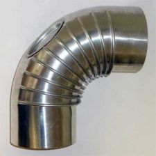 Alu Abgasrohrbogen 90� - DN60