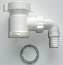 Anschlu�-Zwischenst�ck 11/2'' PP mit Schlauchanschlu�