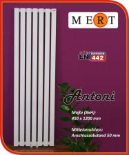 MERT Design - Badheizk�rper Antoni 462x1200mm
