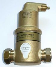Spirovent Luftabscheider Solar AutoClose, 22mm,  horizontal